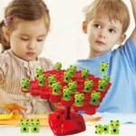 Math Toy Balancing Board Puzzle For Kids Frog Balance Tree Educational Parent-child Interaction Tabletop Game Toys - Image 3