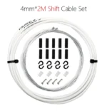 2m/2.5m Bike Brake Shift Cable Kit 4mm/5mm Housing Set for MTB Road Derailleur Complete Repair Solution - Image 3