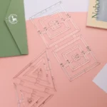 MIUSIE Acrylic Patchwork Ruler and Template Inches Quilting Tools and Accessories Patchwork Craft Tool for DIY Sewing Measure - Image 4