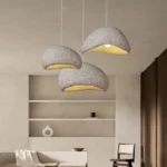 2025 New Model Wabi Sabi Pendant Lamp Living Room Dining Table Bedroom LED Ceiling Chandelier Light Home Decor E27 Hanging Lamp - Image 3