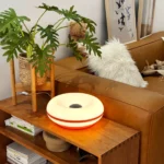 Bauhaus table lamp USB plug bedroom bedside lamp living room dining room decoration donut ambient light（Not glass） - Image 5