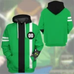 Popular Ben 10 Omnitrix Cosplay Hoodies 3D Ben Tennyson Printed Anime Cartoon Sweatshirt Summer Men Women Tracksuit Y2k Pullover - Image 4