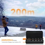 COMICA Vimo Q Four-channel Mini Wireless Microphone Wireless Lavalier Microphone With Charging Case for Camera Smartphone PC - Image 5