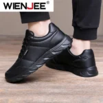 2025 Men Shoes Spring Autumn Waterproof Walking Sneakers Leisure Male Leather Sports Shoes Non-Slip Footwear - Image 4