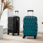 Wavy Line Luggage Rolling Suitcase 17-25 Inch Large Capacity Wheel Travel Bag Fashionable Travel Bag Wheel Suitcase Suitcase - Image 3
