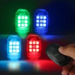 1/2/4pcs Wireless LED Drone Strobe Light for Motorcycle Car Bike Remote Control Anti-collision Warning Light Signal Light - Image 3