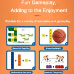 117PCS Magic Cube Puzzle Building Blocks Colors Shape Recognition DIY Building Blocks Toy Arithmetic Logical Skills Training - Image 6