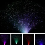 LED Fiber Optic Lamp Multicolor Star Sky Light For Holiday Wedding Centerpiece Optic Fiber LED Night Lighting Decor lamp - Image 2