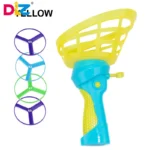 Flying Saucer Disc Launcher Kids Flying Toys Pull String UFO Throw Catch Outdoor Sport Propeller Children Toys Gift For Boy Girl - Image 3