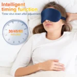 USB Eye Massager Heated Eye Shade Relieve Eye Fatiuge Remove Dark Circles Hot Eye Cover for Night Sleep Travel Office Eye Mask - Image 2