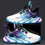 Children's Sports Shoes Cushioning Lightweight Fashion Walking Shoes Comfortable Wear-resistant Running Shoes for Kids Sneakers - Image 4