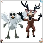 2026 hot 99 Nights In The Forest Figures Toy 99 Nights Figures Figurine Owl Deer 99 Nights In The Forest Figurine Plastic Gift - Image 5