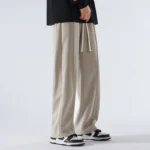 2025 New Autumn Plus Size Men's Pants 190 Tall Men's Extra Long Version Pants High-quality Straight Leg Sports Casual Pants - Image 2