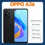 OPPO A36 Smartphone 6.56'' Display 5000mAh Long-Lasting Battery 13MP Dual Camera 8GB+256GB Large Storage Global Unlocked Phone