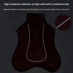 Medium and large dog autumn and winter reflective clothing windproof and thick cold proof safe and thick clothing for night time - Image 5