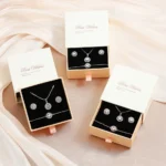 ZAKOL 3 Pcs Jewelry Set Gift For Women Shiny AAA Cubic Zirconia Earrings Bracelet Necklace Set Accessories With Gifts Box - Image 4