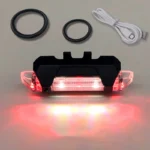 Rechargeable USB LED Bicycle Tail Light Mountain Bike Safety Warning Front and Rear Flashing Lights Night Riding Accessories - Image 4