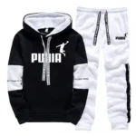 Hot Sales Mens Tracksuit Print Casual Sweatshirts Sportswear Single Piece Hoodie Pants Outdoors Gym Sports Jogging Mens Clothing - Image 4