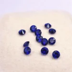 10pcs Sapphire Round Faceted Gemstones Mohs Hardness 9 Grade AAA Cutting Brilliant Cut Sapphire Gem Small Sizes 0.8mm-3.5mm - Image 3