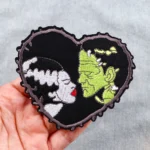 Halloween Series Patches On Clothes Horror Things Embroidered Patches Cartoon Badges Iron On Patch DIY Clothing Accessories - Image 4