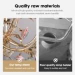 European floral design Chandelier Modern rose decorative chandelier lighting Nordic living room ceramic flower chandelier - Image 4