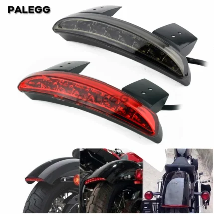 For Harley Davidson XL883 XL1200 XL 883 1200 Sportster Iron Motorcycle Accessories Rear Fender Brake LED Taillight Tail Light