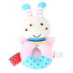 Baby Plush Rattle Cartoon Animals Crib Mobile Bed Bell Toys 0-12 Months Infant Toddler Early Educational Toy for Newborn Gifts - Image 3