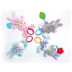 Hot Sale Newborn Baby Plush Stroller Toys Baby Rattles Mobiles Cartoon Animal Hanging Bell Educational Baby Toys 0-12 Months - Image 4