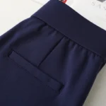 2025 High Quality Women's Casual Leggings Elastic High Waisted Work Pants Spring/Summer Commuting Pants Straight Leg Pants 10XL - Image 3