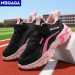 Cute Girls Kids Fashion Sneakers Student Children School Casual Walking Shoes Lightweight Non-slip Outdoor Sport Tennis