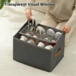 Multifunctional Grid Storage Shoe Box Foldable Sneakers Shoerack Shoes Rack Storage Organizers Dust-Proof Organizer for Shoes - Image 2