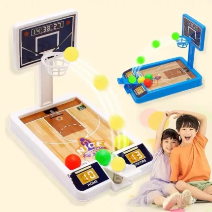 Board Game Mini Basketball Finger Shooting Machine Party Table Interactive Sport Games Parents Children Boys Girls Desktop Toy