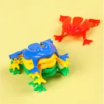 5pcs Cute Retro Frogs Model Toys Classic Plastic Jumping Frog Toys For Kids Gift Simple Creative Outdoor Sport Toy - Image 3