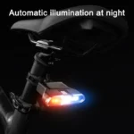Bicycle Tail Light USB Rechargeable Bike Taillight Solar Power Long Endurance Cycling Rear Lamp Bright Mtb Warning Flashlight - Image 3