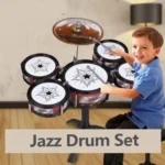 Children's Jazz Drum Set 3 drums/5 small stools Drum Stick Set Children's Music Development Intelligence Education Toy Gifts - Image 3