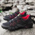 Couple Hiking Shoes Waterproof Outdoor Trainers Lace-up Climbing Trekking Sneakers Mountain Walking Hunting Tactical Sneakers - Image 3