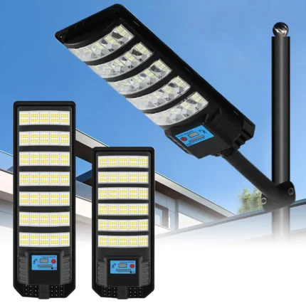 Outdoor Solar Street Lights Waterproof Lamp With Motion Sensor Remote Control Street Lights For Yard Patio Garage Outdoor