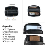 JOYIR Men Genuine Leather Crossbody Bags Messenger Bag for Male Trendy Shoulder Bags Casual Travel Sling Bag Handbags - Image 6