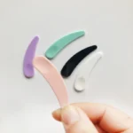 100pcs/lot Mini Cosmetic Spatula Scoop Disposable Mask White Black Green Purple Plastic Spoon Makeup Tool 5.5cm - Image 2