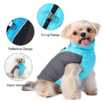 Winter Dog Jacket Warm Waterproof Clothes For Small Medium Dogs Cat Vest Coat With D-ring Reflective Chihuahua Yorkie Outfits - Image 3