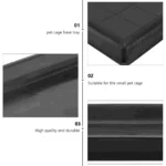 Cat Dog Cage Bedpan Rabbit Manure Tray Indoor Kennel Puppy Poop Plastic Crate Pet Cleaning - Image 4