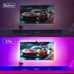 EISSLOLY APP Control Colorful Light Strips, LED Gaming TV, Smart Backlight, Suitable for TV Living Room Atmosphere Decoration - Image 3