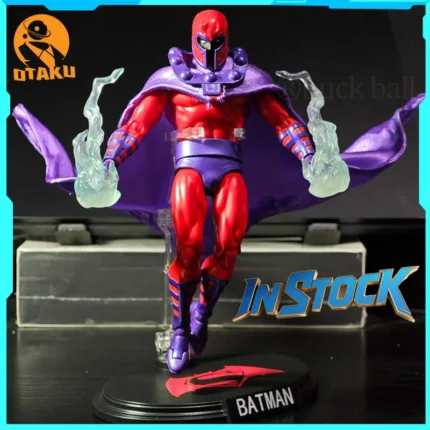 In Stock Mafex Anime Figures X-Men Magneto Figure Toy 3 Heads Action Figure Boys Collection Model Desk Decorat Ornament Gift Toy