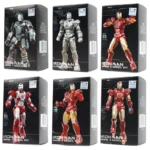 Fondjoy Marvel figure Splicing toys iron man MK1 MK2 MK3 MK4 MK5 MK6 MK7 Action figure model Birthday gift for children