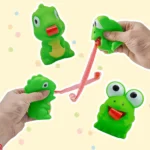 Children Creative Decompression Fidget Toys Pinch Frog Dinosaur Sticking Tongue Out Relieve Stress Toy Christmas Gifts For Kids - Image 2