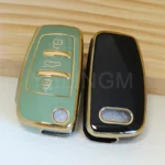 Soft TPU Car Key Cover Case Shell Bag For Audi A3 A4 A5 A6L C6 8L 8P B6 B7 B8 C6 RS3 Q3 Q7 TT 8L 8V S3 Protector Accessories - Image 3