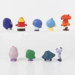 9 Pcs/Set New Inside Out 2 Action Figure Toy Sadness Joy Anger Disgust Fear Model Doll Cake Decorative Desk Ornament Kids Gift - Image 3