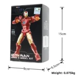 Fondjoy Marvel figure Splicing toys iron man MK1 MK2 MK3 MK4 MK5 MK6 MK7 Action figure model Birthday gift for children - Image 2