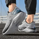 2025 Men'S Sports Running Shoes Comfortable Casual Sports Shoes Eva Soft Sole Elastic Rebound Breathable Mesh Men'S Shoes 39-45 - Image 2