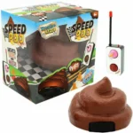 Remote Control Speed Poo Decompression Poop Toy Stool Funny Toy Remote Control Car Trick People Trick Toy Kids Joke Prank Toys